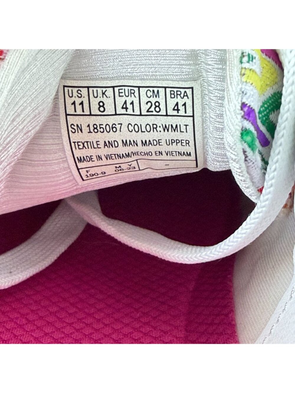 Skechers Cordova Classic Logo Print Athletic Shoes Womens 11 White Multicolor - Picture 8 of 10